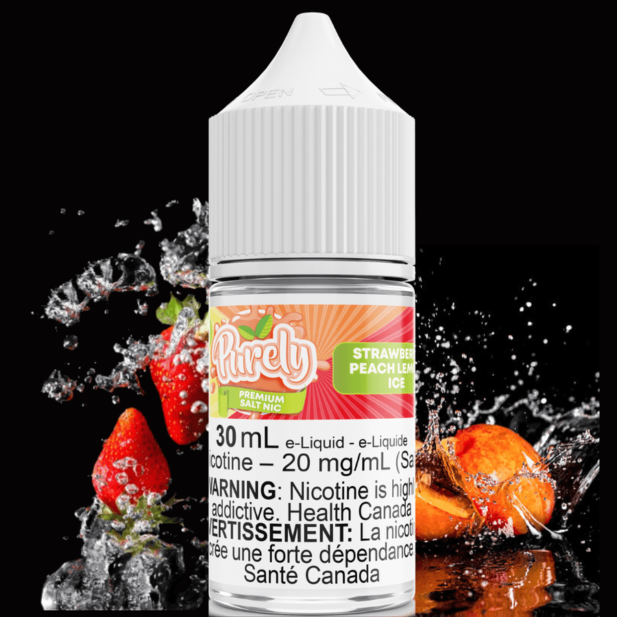 Purely E-Liquid Salt Nic E-Liquid 30ml / 12mg Strawberry Peach Lemon Ice Salt Nic by Purely E-Liquid-Morden Vape & Cannabis MB, Canada