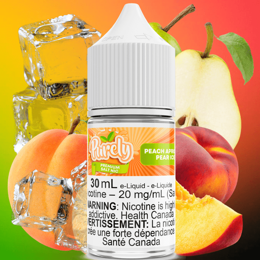 Purely E-Liquid Salt Nic E-Liquid Peach Apricot Pear Ice Salt Nic by Purely E-Liquid-Morden Vape & Cannabis MB, Canada