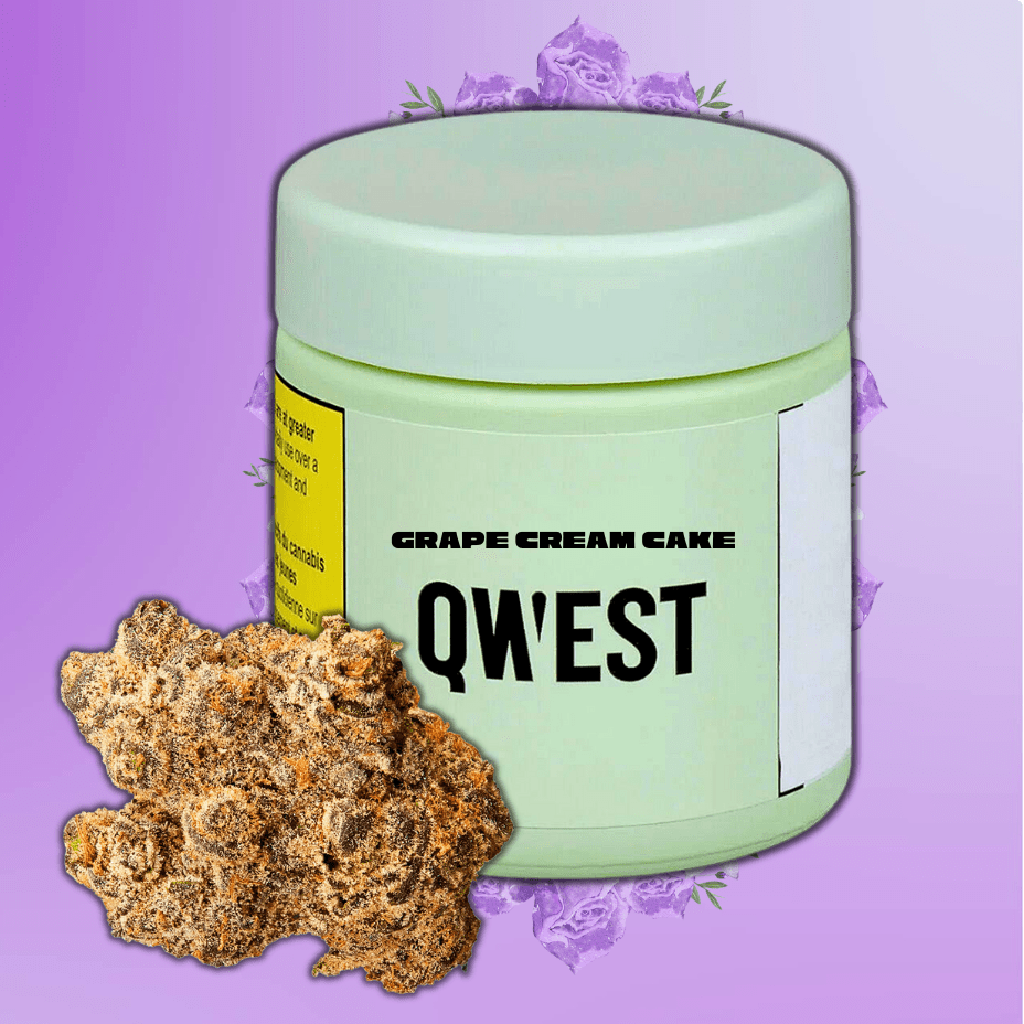 Qwest Grape Cream Cake Flower - 14g Morden Vape SuperStore and Cannabis Manitoba Canada
