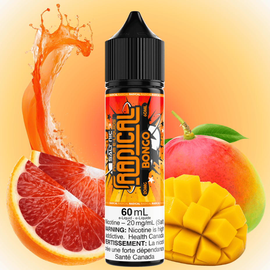 Radical 60ml Salt-Bongo 60ml / 20mg Morden Vape SuperStore and Cannabis Manitoba Canada