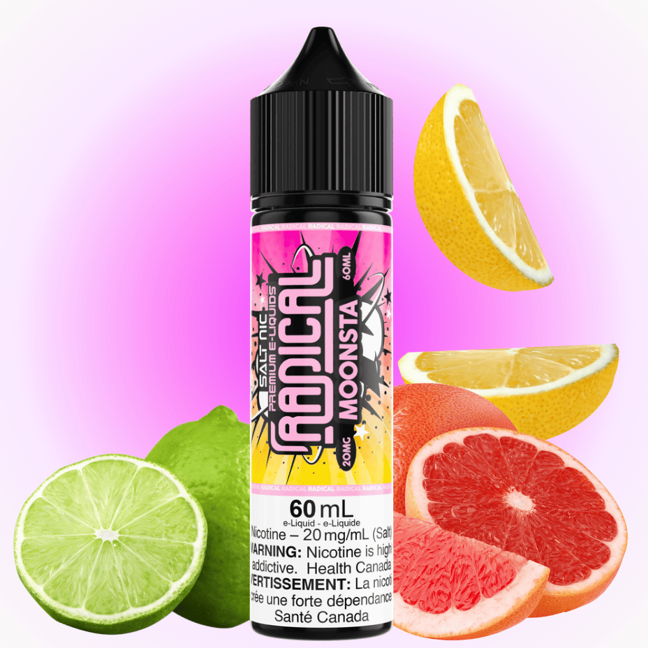 Radical 60ml Salt-Moonsta 60ml / 20mg Morden Vape SuperStore and Cannabis Manitoba Canada