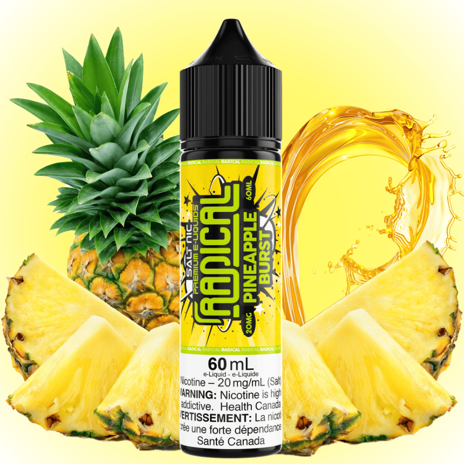 Radical 60ml Salt-Pineapple Burst 60ml / 20mg Morden Vape SuperStore and Cannabis Manitoba Canada