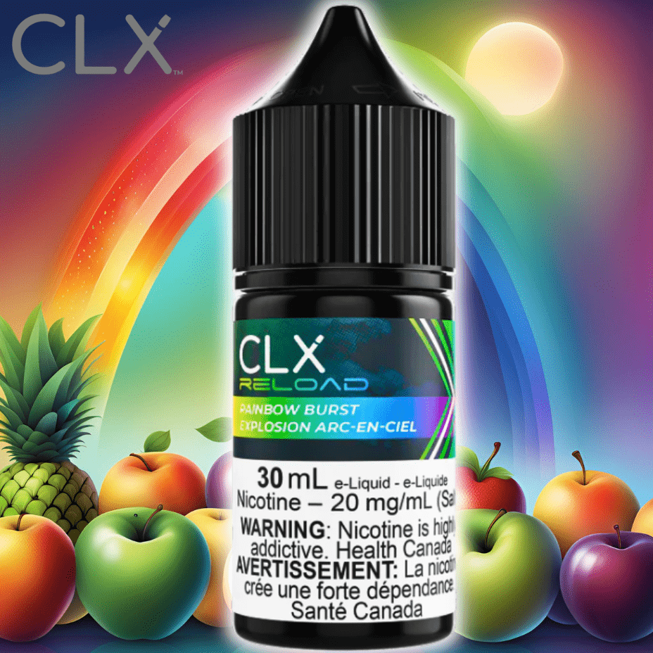 CLX Reloaded E-Liquid Salt-Rainbow Burst - Canada