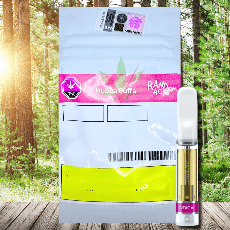 Random Acts - Hubba Puffa Vape Cartridge 1g Morden Vape SuperStore and Cannabis Manitoba Canada