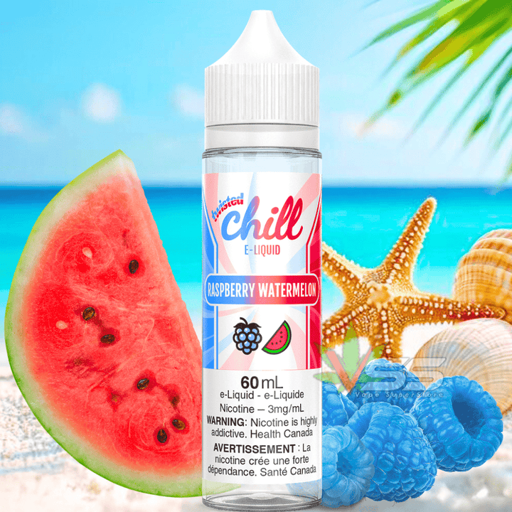 Raspberry Watermelon by Chill Twisted E-liquid Morden Vape SuperStore and Cannabis Manitoba Canada