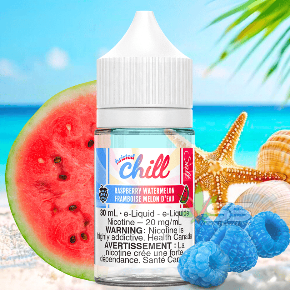 Raspberry Watermelon Salt by Chill Twisted E-Liquid Morden Vape SuperStore and Cannabis Manitoba Canada