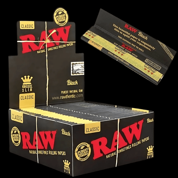 Raw Black King Size Rolling Papers Morden Vape SuperStore and Cannabis Manitoba Canada