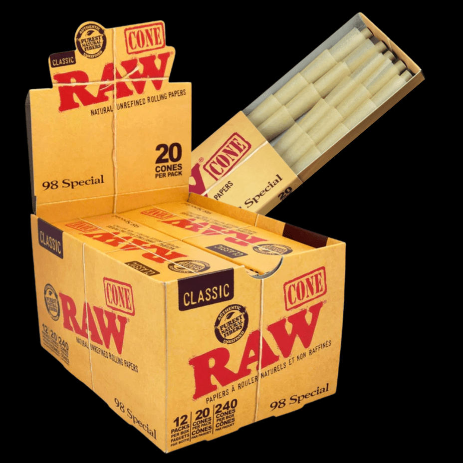 Raw Classic 98 Special Cones Morden Vape SuperStore and Cannabis Manitoba Canada