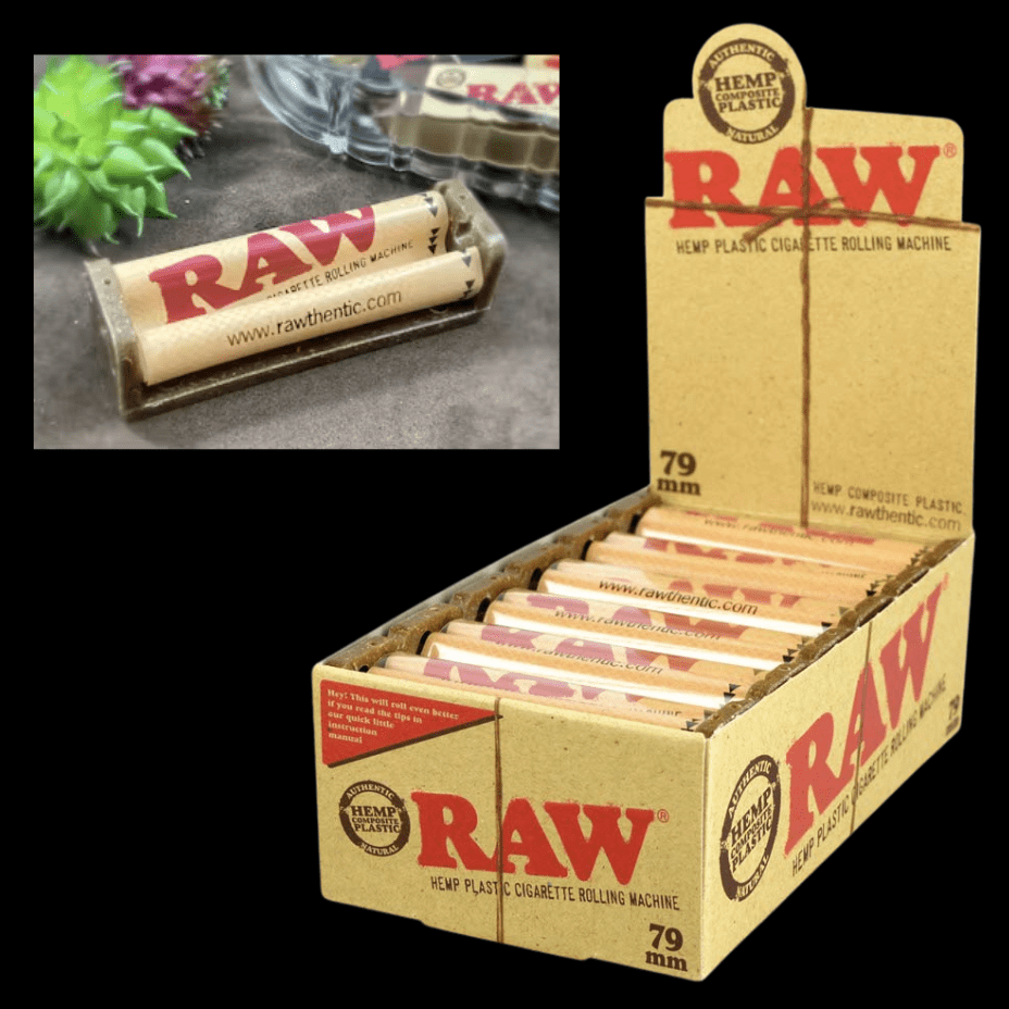 RAW Hemp Plastic Roller - 79mm 79mm Morden Vape SuperStore and Cannabis Manitoba Canada