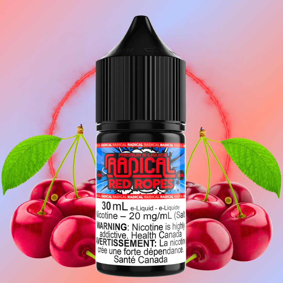 Red Ropes Salt Nic by Radical E-liquid 30mL / 12mg Morden Vape SuperStore and Cannabis Manitoba Canada