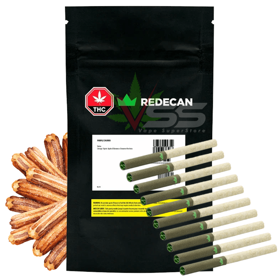 Redecan Purple Churro Redees Pre-rolls 10x0.4g Morden Vape SuperStore and Cannabis Manitoba Canada