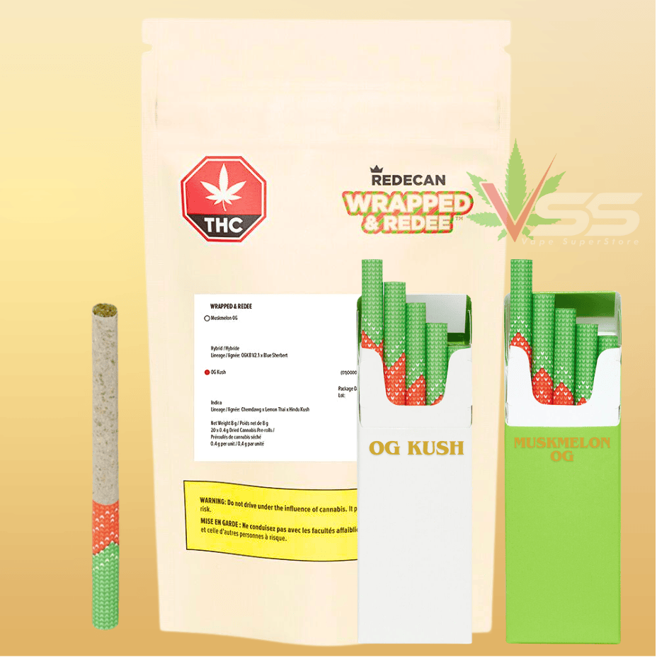 Redecan Wrapped & Redee Redees Pre-rolls - 20x0.5g Morden Vape SuperStore and Cannabis Manitoba Canada
