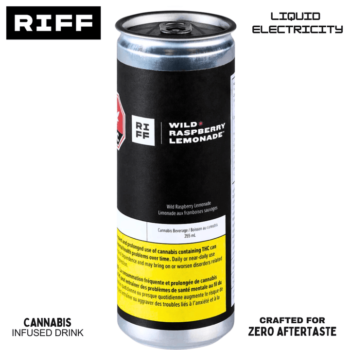 Riff Raspberry Lemonade THC Beverage - 355mL Morden Vape SuperStore and Cannabis Manitoba Canada
