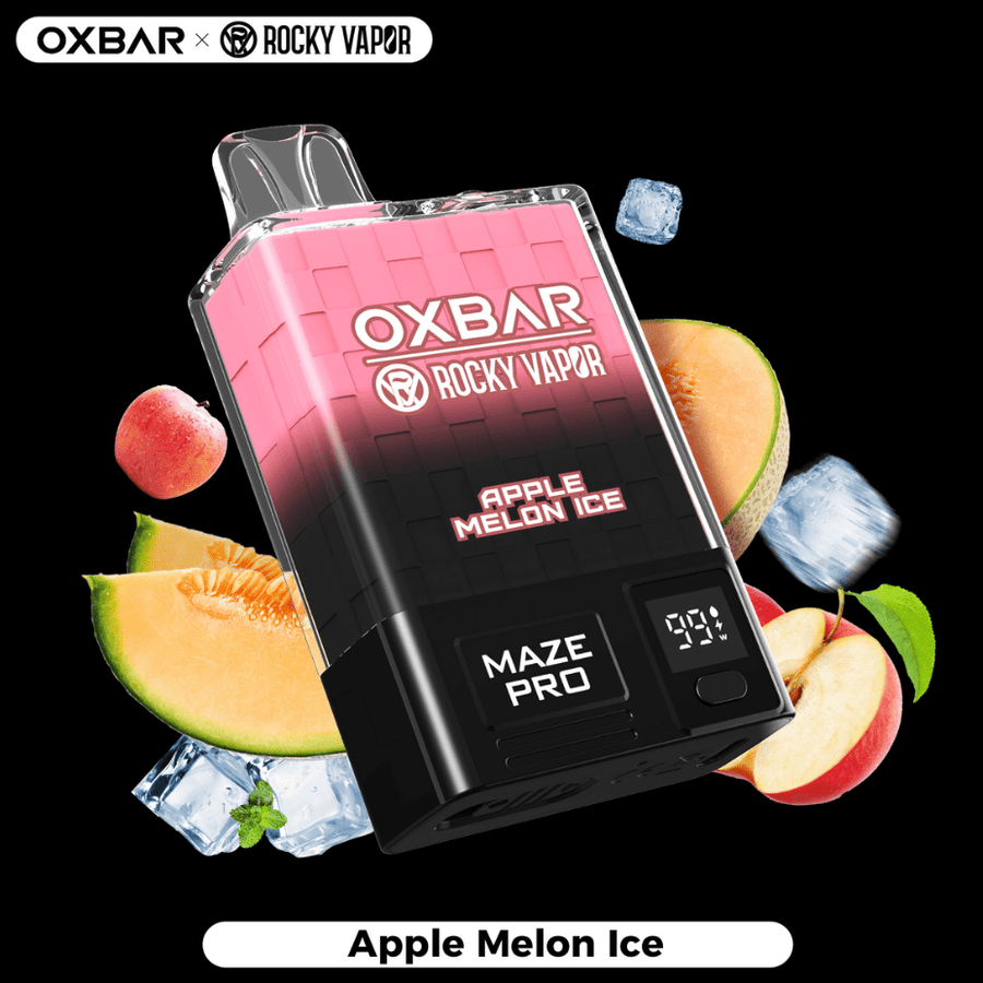 Rocky Vapor Disposables 20mg / 10000Puffs OXBAR Maze PRO 10,000 Disposable Vape-Apple Melon Ice-Morden Vape