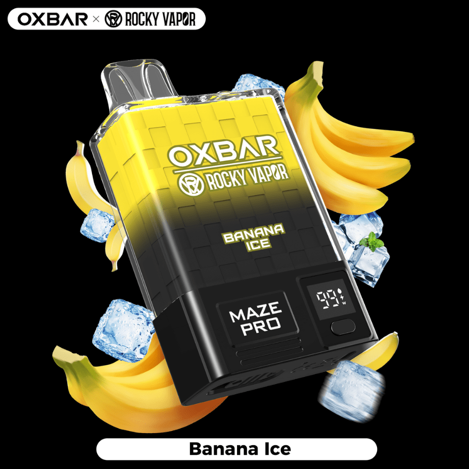 Rocky Vapor Disposables 20mg / 10000Puffs OXBAR Maze PRO 10,000 Disposable Vape-Banana Ice-Morden Vape