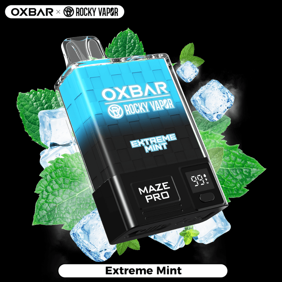 Rocky Vapor Disposables 20mg / 10000Puffs OXBAR Maze PRO 10,000 Disposable Vape-Extreme Mint-Morden Vape