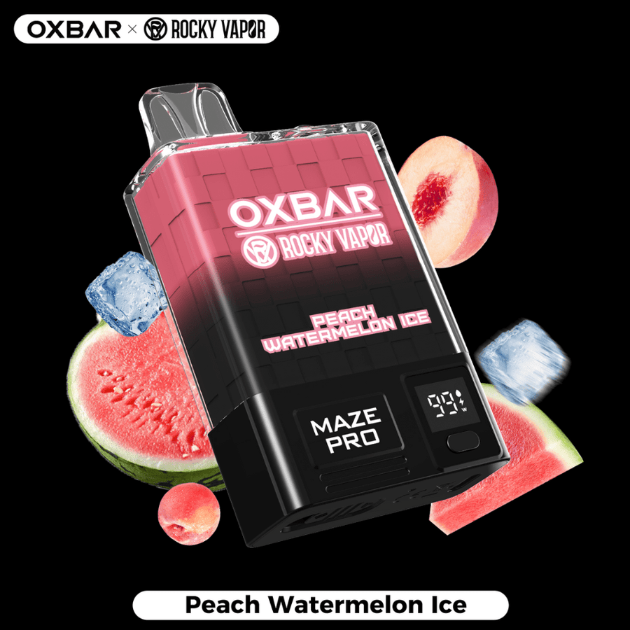 Rocky Vapor Disposables 20mg / 10000Puffs OXBAR Maze PRO 10,000 Disposable Vape-Peach Watermelon Ice-Morden Vape