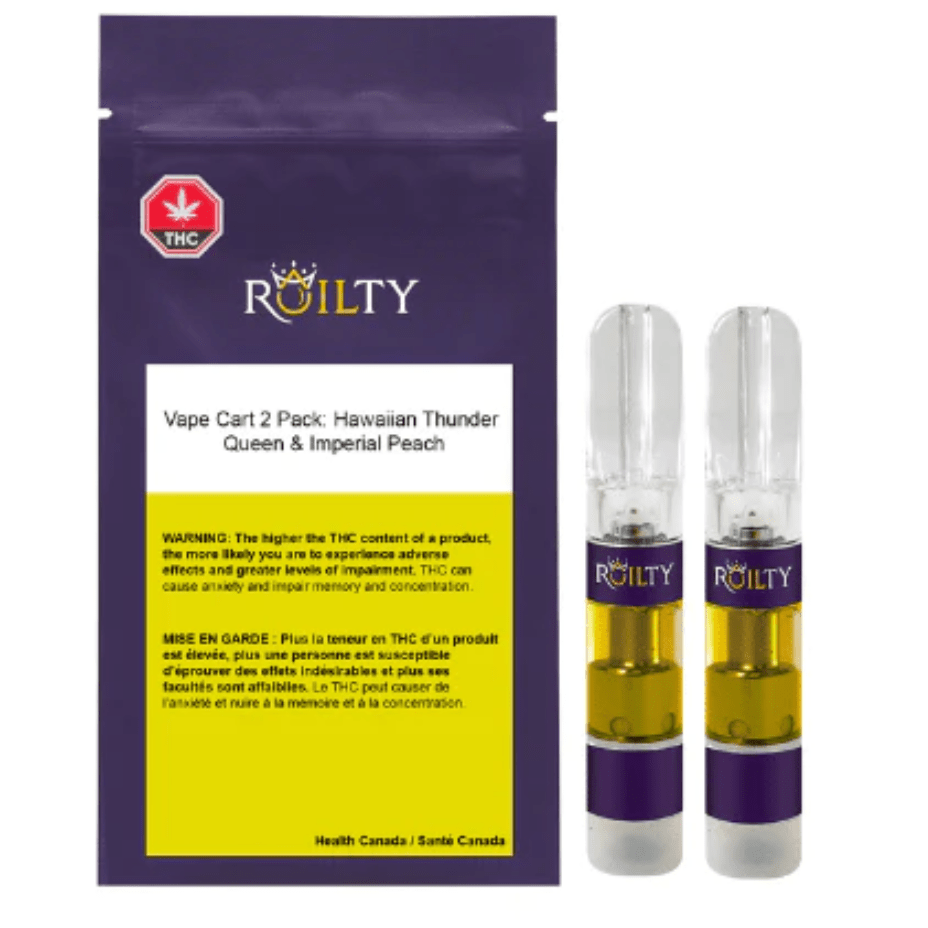 Roilty Thunder Queen & Imperial Peach 510 Cart-1g in Manitoba at Morden Vape SuperStore & Cannabis