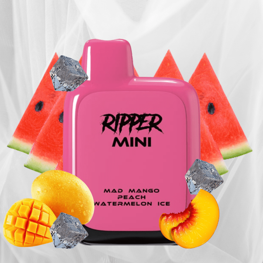 RufPuf Disposables Disposables 1000 puffs / Mad Mango Peach Watermelon Ice Rufpuf Ripper Mini Disposable Vape 1100 puffs-On Sale in Manitoba