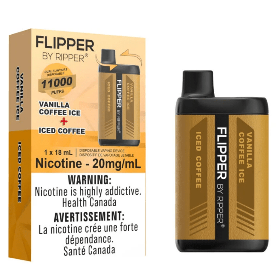 RufPuf Disposables Disposables 11000 Puffs / 20mg Flipper 11000 Disposable Vape-Iced Coffee + Vanilla Ice Coffee Winkler