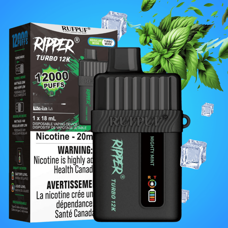 RufPuf Disposables Disposables 12000 Puffs / 20mg Ripper Turbo 12K Disposable Vape - Canada Vape Online
