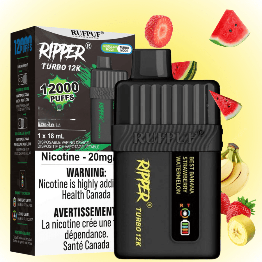 RufPuf Disposables Disposables 12000 Puffs / 20mg Ripper Turbo 12K Disposable Vape - Morden