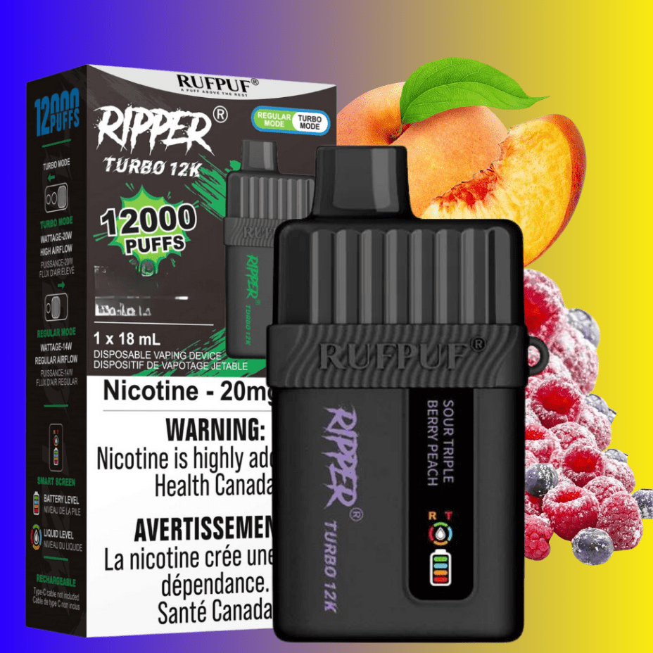 RufPuf Disposables Disposables 12000 Puffs / 20mg Ripper Turbo 12K Disposable Vape - VapeXcape
