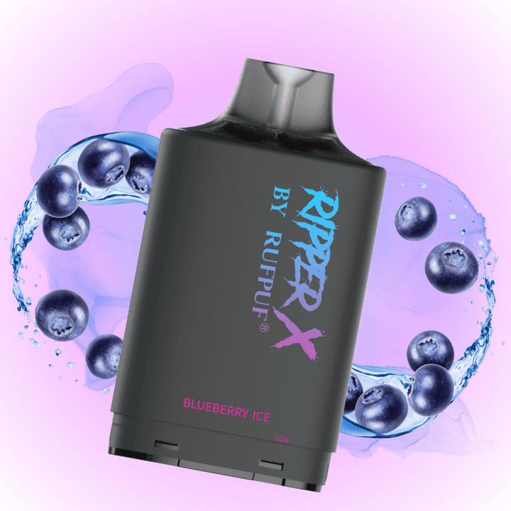 RufPuf Ripper X 35K Turbo Pod - Blueberry Ice 20mg Morden Vape SuperStore and Cannabis Manitoba Canada