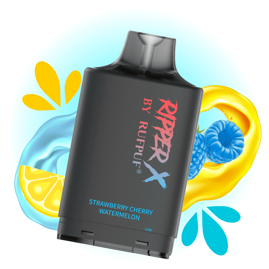 RufPuf Ripper X 50K Turbo Pod - Sour Blue Patchy Ice 50000 Puffs / 20mg Morden Vape SuperStore and Cannabis Manitoba Canada