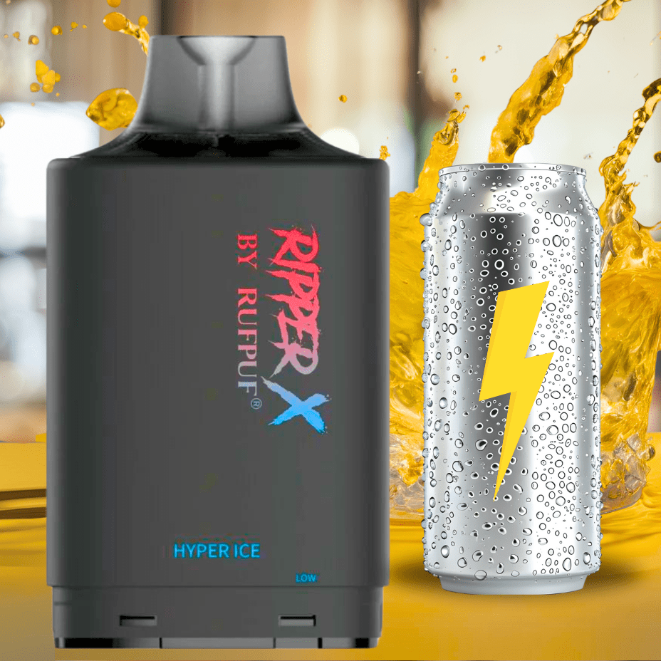 RufPuf Ripper X 75K - Hyper Ice 75000 Puffs Morden Vape SuperStore and Cannabis Manitoba Canada