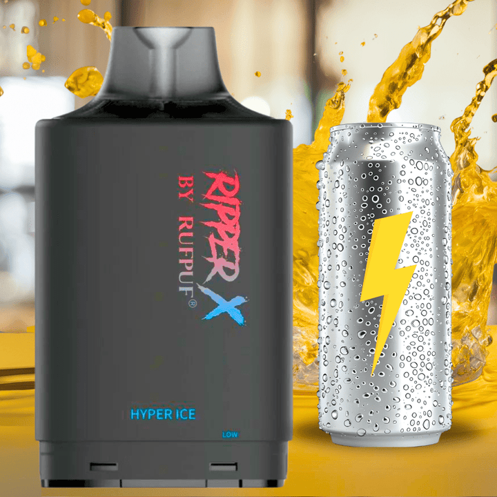 RufPuf Ripper X 75K - Hyper Ice 75000 Puffs Morden Vape SuperStore and Cannabis Manitoba Canada