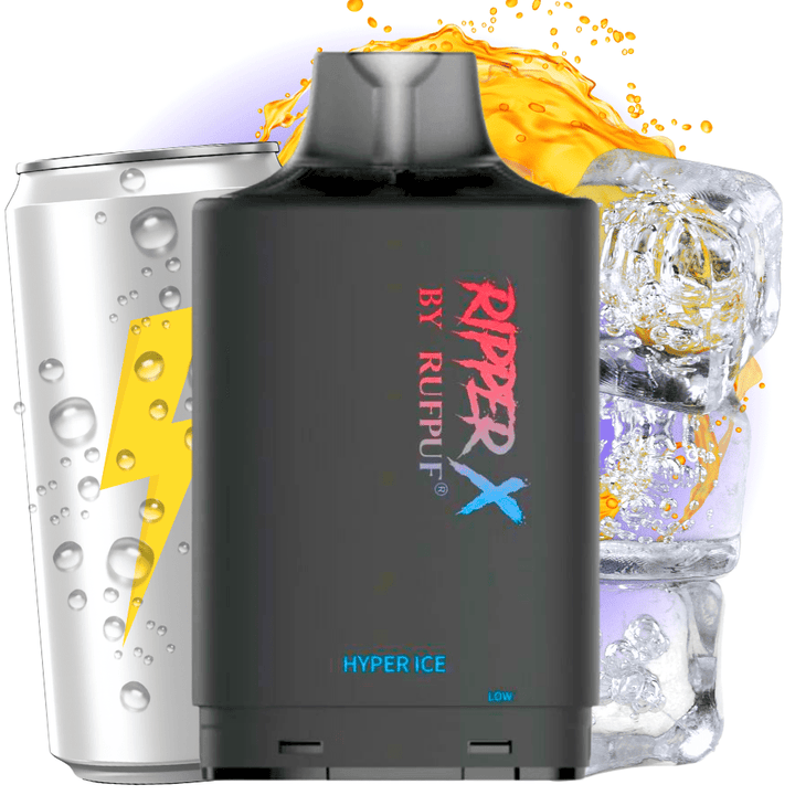 RufPuf Ripper X 75K - Hyper Ice 75000 Puffs Morden Vape SuperStore and Cannabis Manitoba Canada
