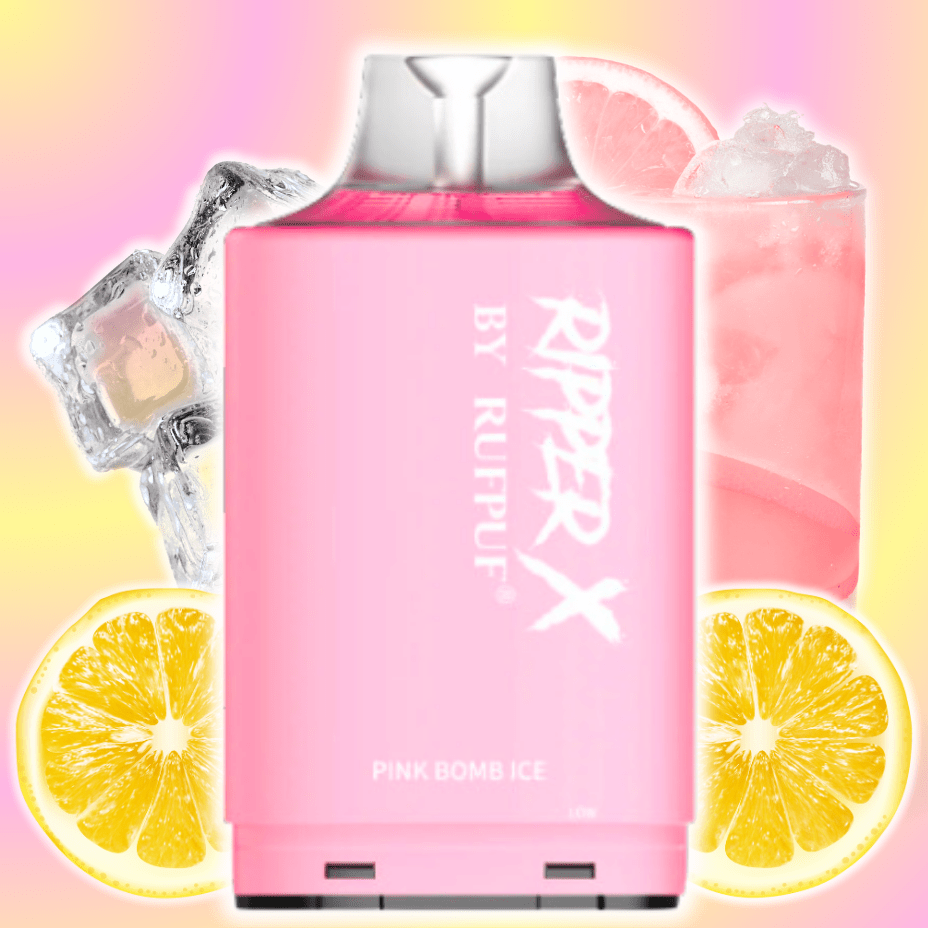 RufPuf Ripper X 75K Pod - Pink Bomb Ice 75000 Puffs / 20mg Morden Vape SuperStore and Cannabis Manitoba Canada