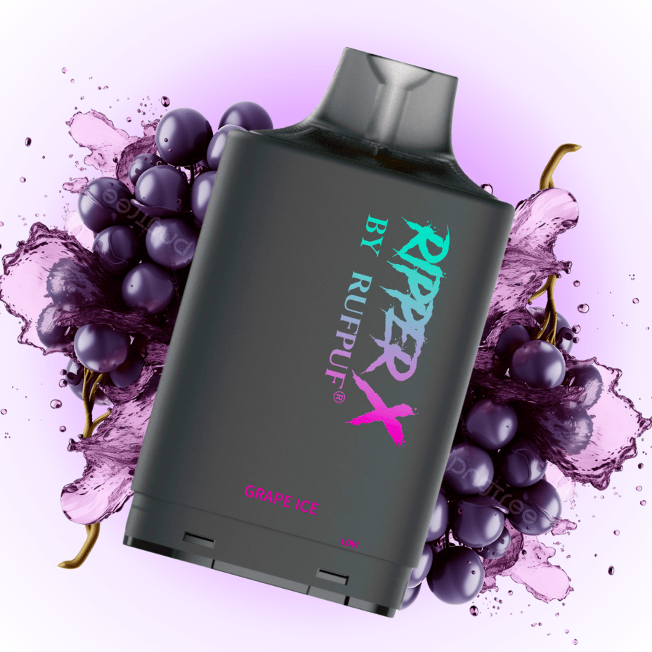 RufPuf Ripper X 75k Turbo Pod - Grape Ice 20mg / 75000 Puffs Morden Vape SuperStore and Cannabis Manitoba Canada