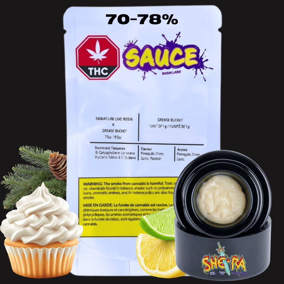 Sauce Rosin Labs - Signature Live Rosin Morden Vape SuperStore and Cannabis Manitoba Canada