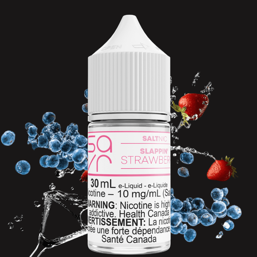 Savr E-Liquid Salt Nic E-Liquid 10mg Slappin' Strawberry Salt by Savr E-liquid-Morden Vape SuperStore 