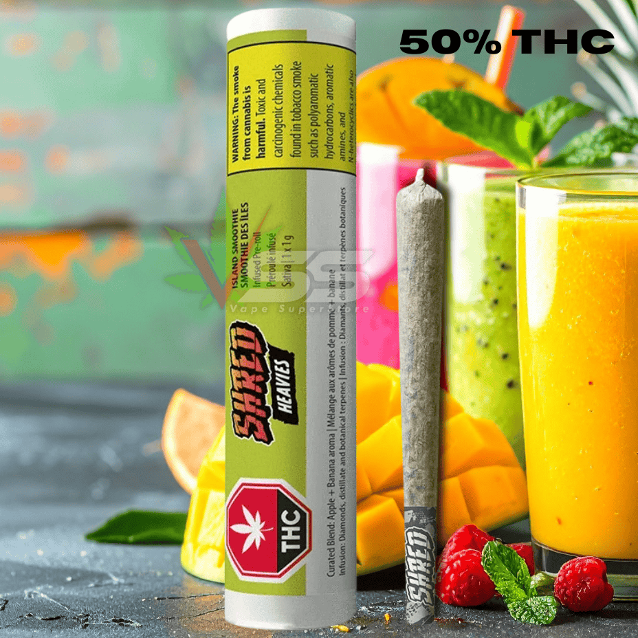 Shred - Island Smoothie Heavies Infused Pre-roll 1x1g Morden Vape SuperStore and Cannabis Manitoba Canada