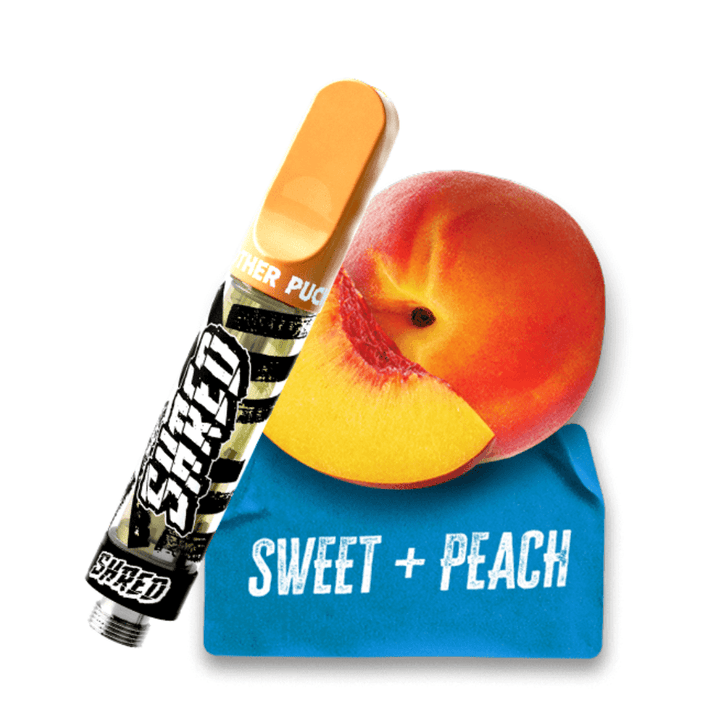 Shred Mother Pucker Peach Cartridge - 1.1g 1.1g Morden Vape SuperStore and Cannabis Manitoba Canada