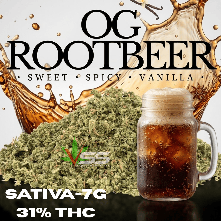 Shred OG Root Beer Milled Sativa Flower - 7g Morden Vape SuperStore and Cannabis Manitoba Canada