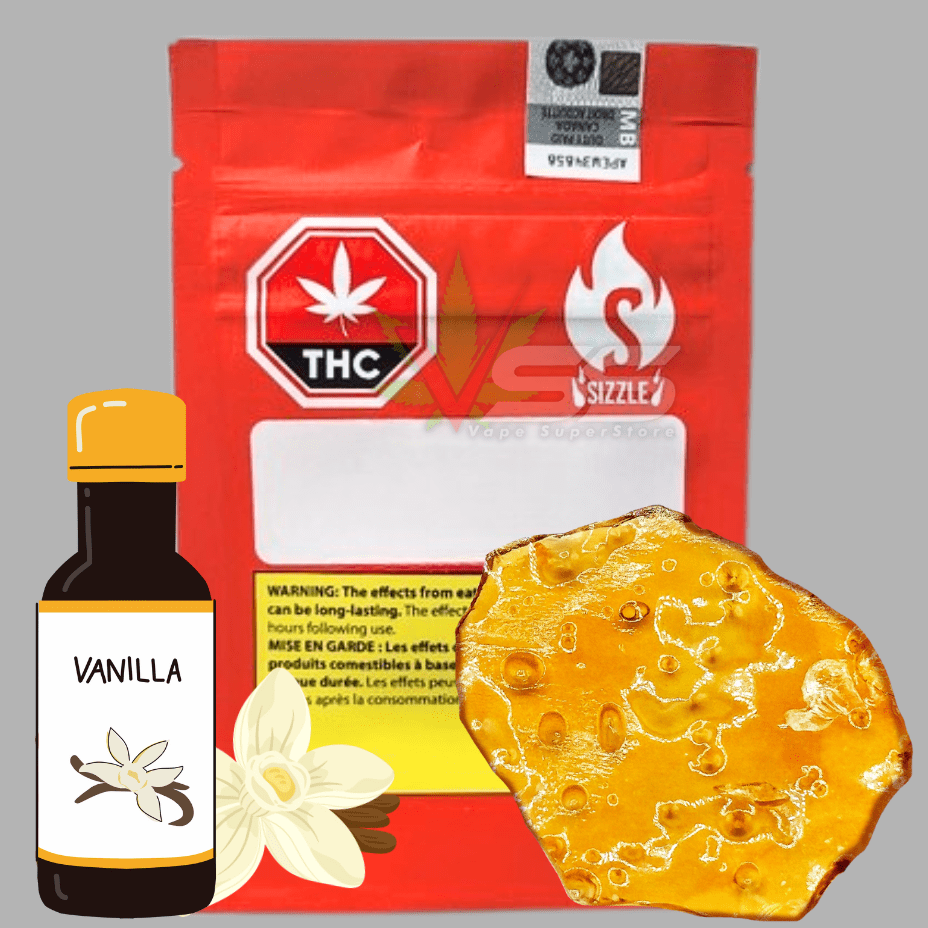 Sizzle Flavoured Vanilla Liquid Diamonds Shatter - 1g Morden Vape SuperStore and Cannabis Manitoba Canada