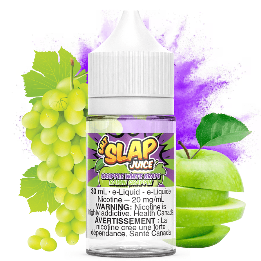 Slap Juice Salts Salt Nic E-Liquid Grapple White Grape Salt by Slap Juice - Buy Salt Nic in Canada