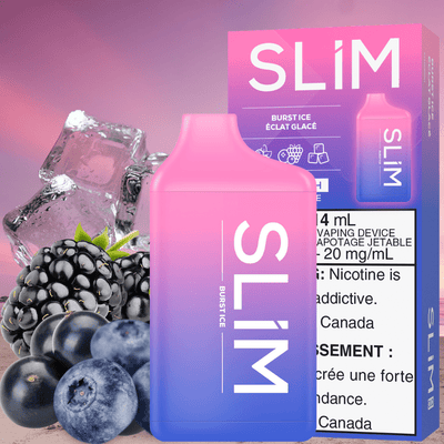 Slim 14mL / 20mg Slim 7500 Rechargeable Disposable-Burst Ice-Morden Vape Superstore