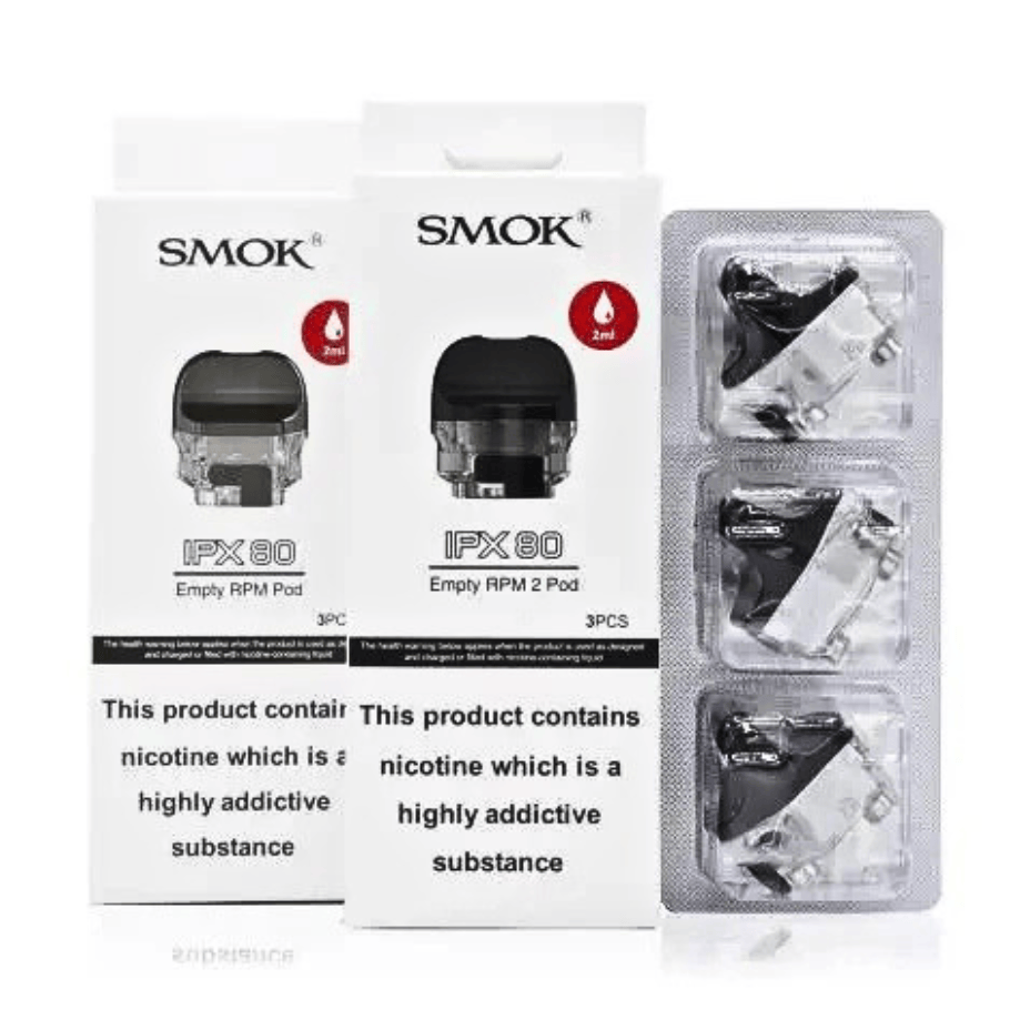 Smok IPX 80 Empty Replacement Pods - 3/pkg Morden Vape SuperStore and Cannabis Manitoba Canada