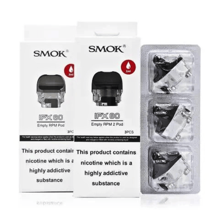 Smok IPX 80 Empty Replacement Pods - 3/pkg Morden Vape SuperStore and Cannabis Manitoba Canada