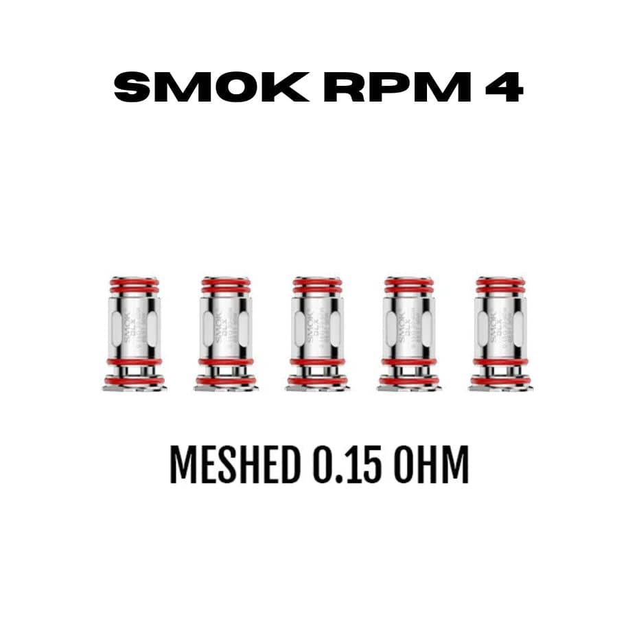 Smok RPM 4 Replacement Coils-5pk 0.15Ω (30-60W) Morden Vape SuperStore and Cannabis Manitoba Canada