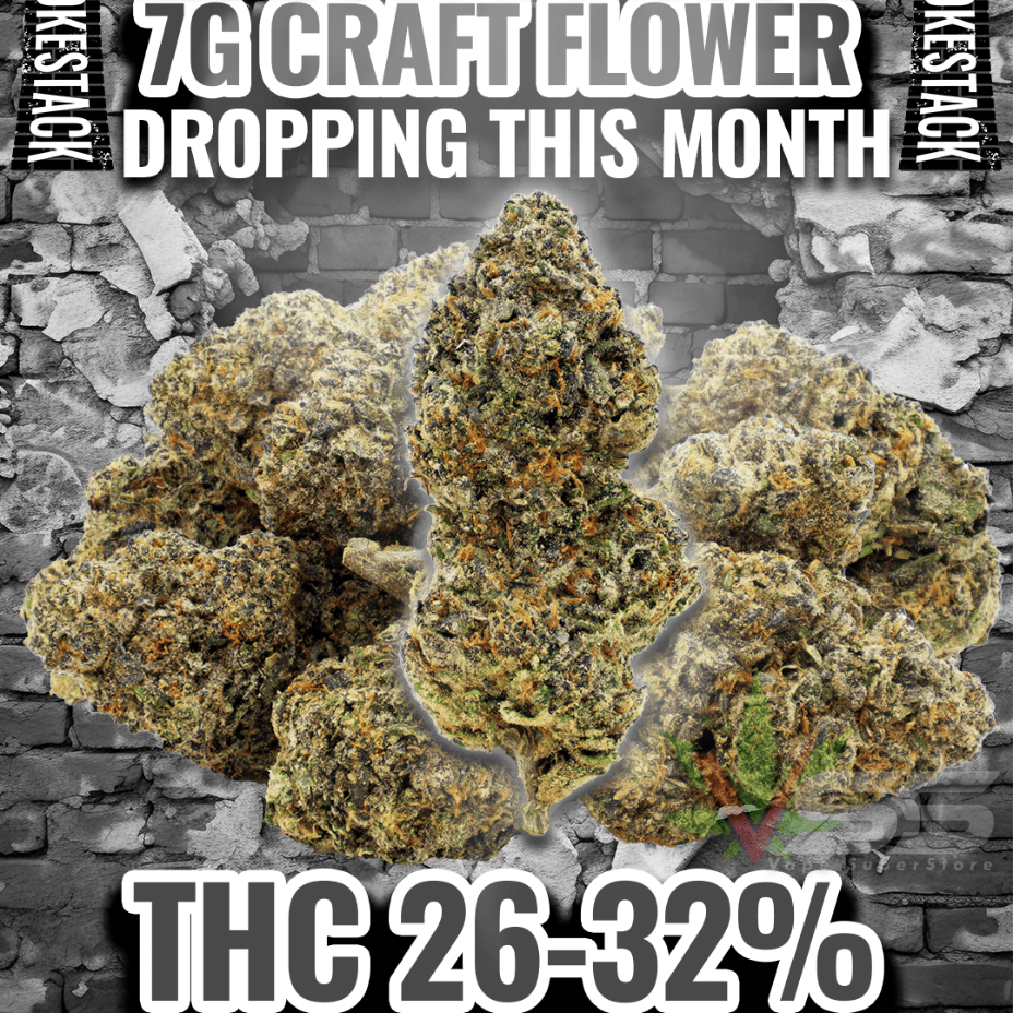 SmokeStack - Jealousy x Biscotti Indica Flower 7g Morden Vape SuperStore and Cannabis Manitoba Canada