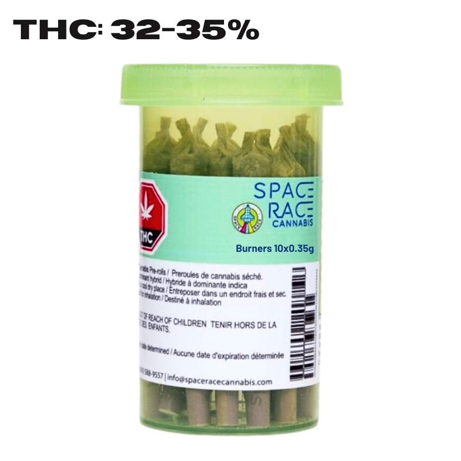 Space Race Burners Sativa Pre-rolls - 10x0.35g Morden Vape SuperStore and Cannabis Manitoba Canada