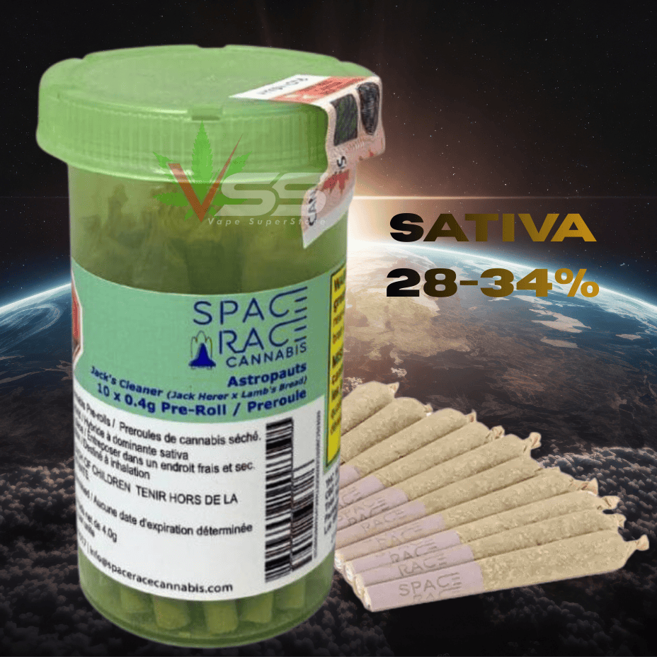 Space Race Cannabis - Astropauts Sativa Pre-rolls 10x0.4g Morden Vape SuperStore and Cannabis Manitoba Canada