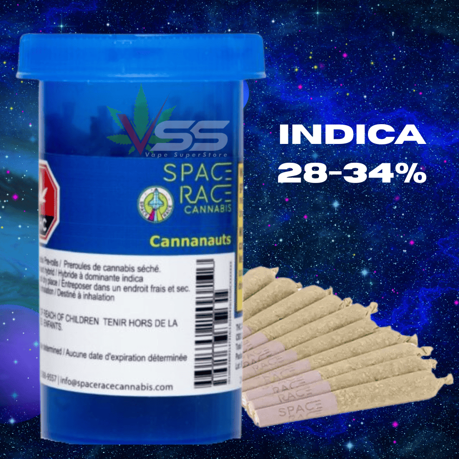 Space Race Cannabis - Cannanauts Indica Pre-rolls 10x0.4g Morden Vape SuperStore and Cannabis Manitoba Canada