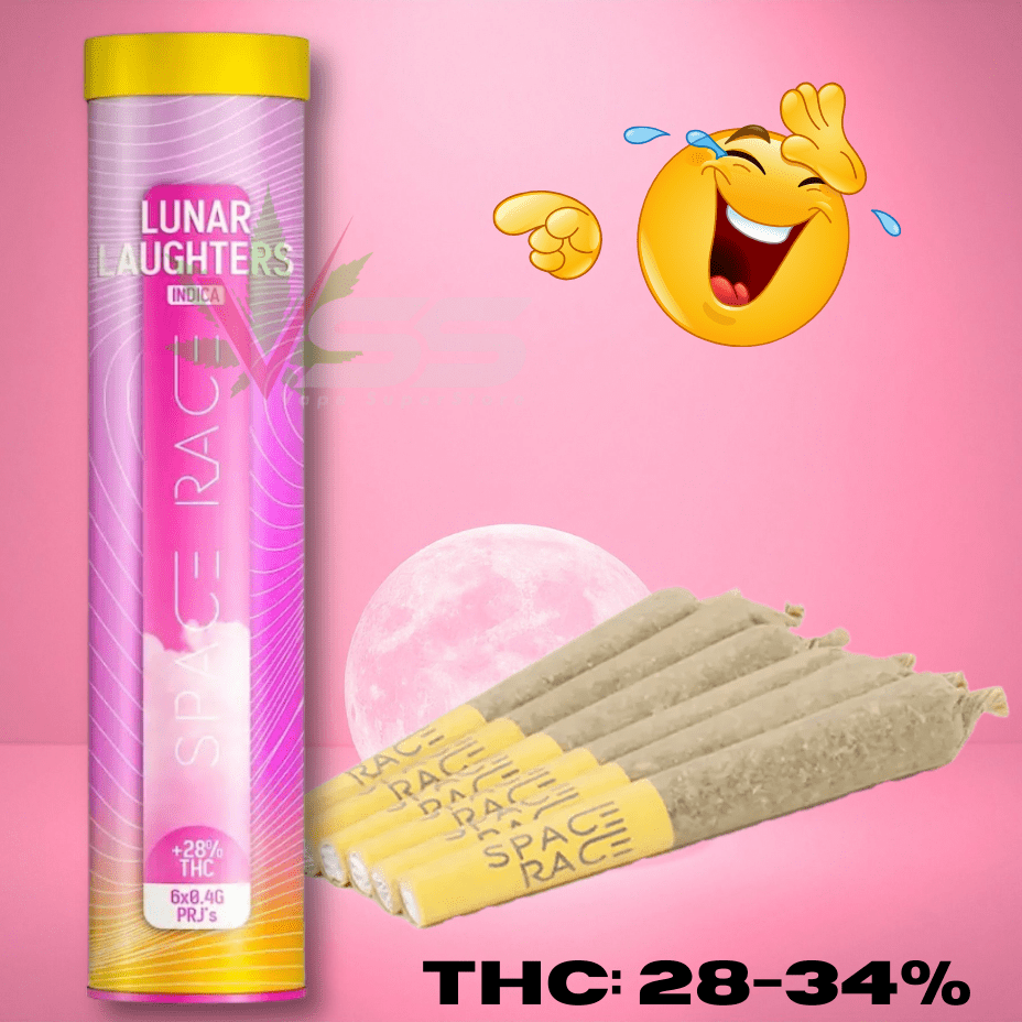 Space Race Lunar Laughters Pre-rolls - 6x0.4g Morden Vape SuperStore and Cannabis Manitoba Canada